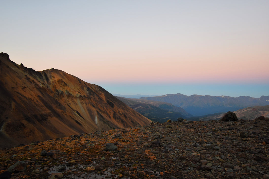 Obsidian Ridge from near Mount Yeda, Edziza Provincial Park 2023